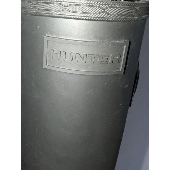 Hunter Women's Size 6 Rain boot Original Tall Black Matte - Picture 3 of 11